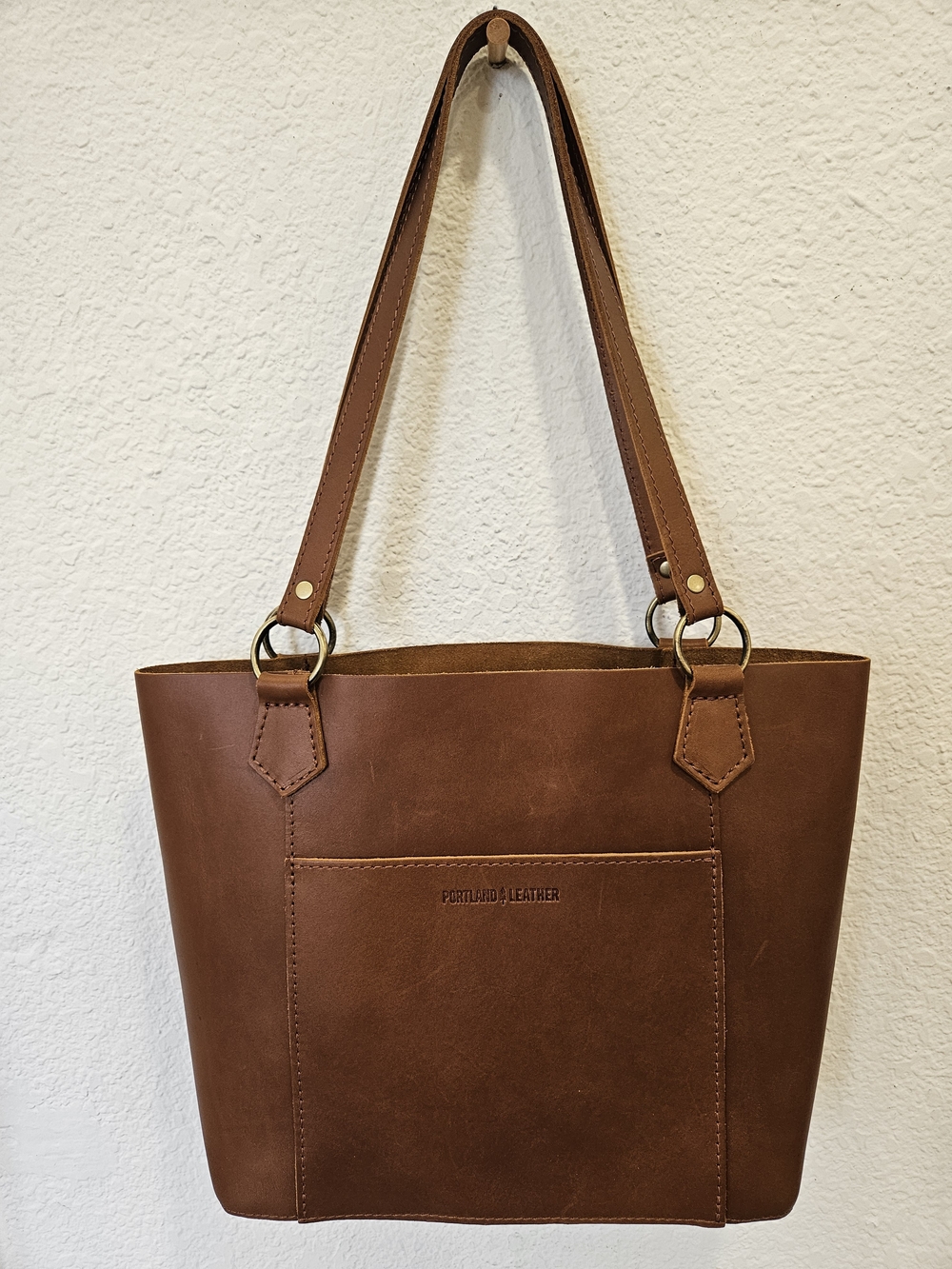 Portland Leather Women's Brown Leather Tote